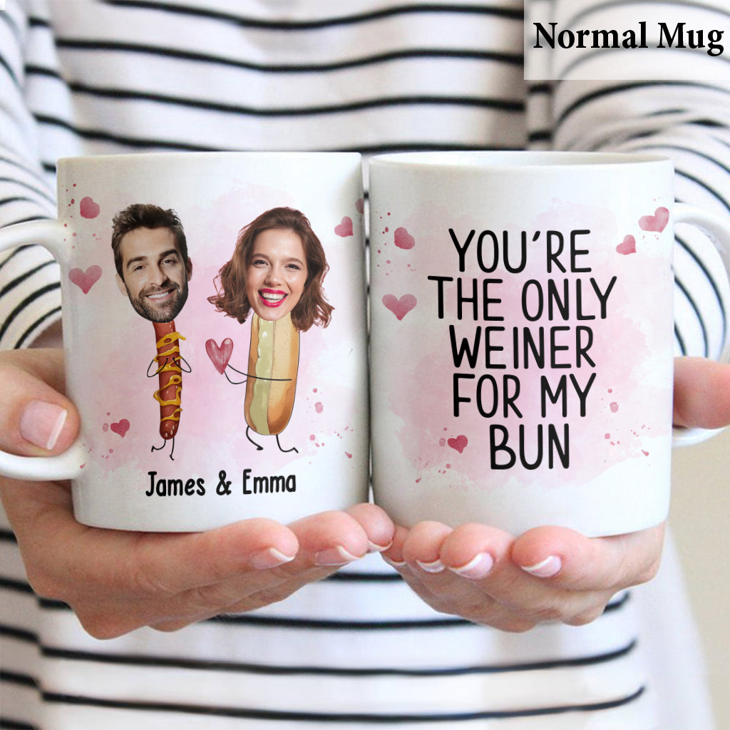 Tu es le seul pénis pour mon pain - Mug personnalisé pour couple