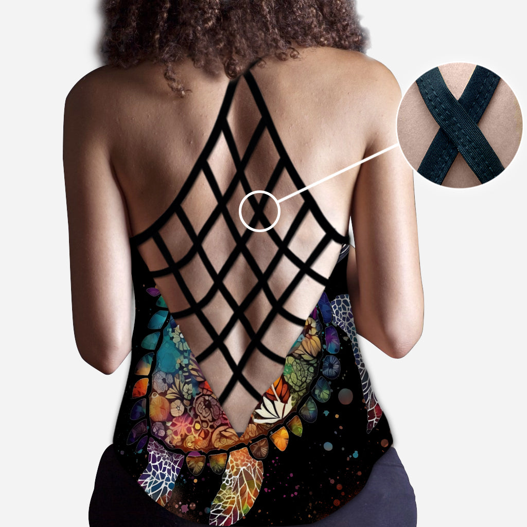 Salty Lil Beach - Débardeur personnalisé avec croix tortue