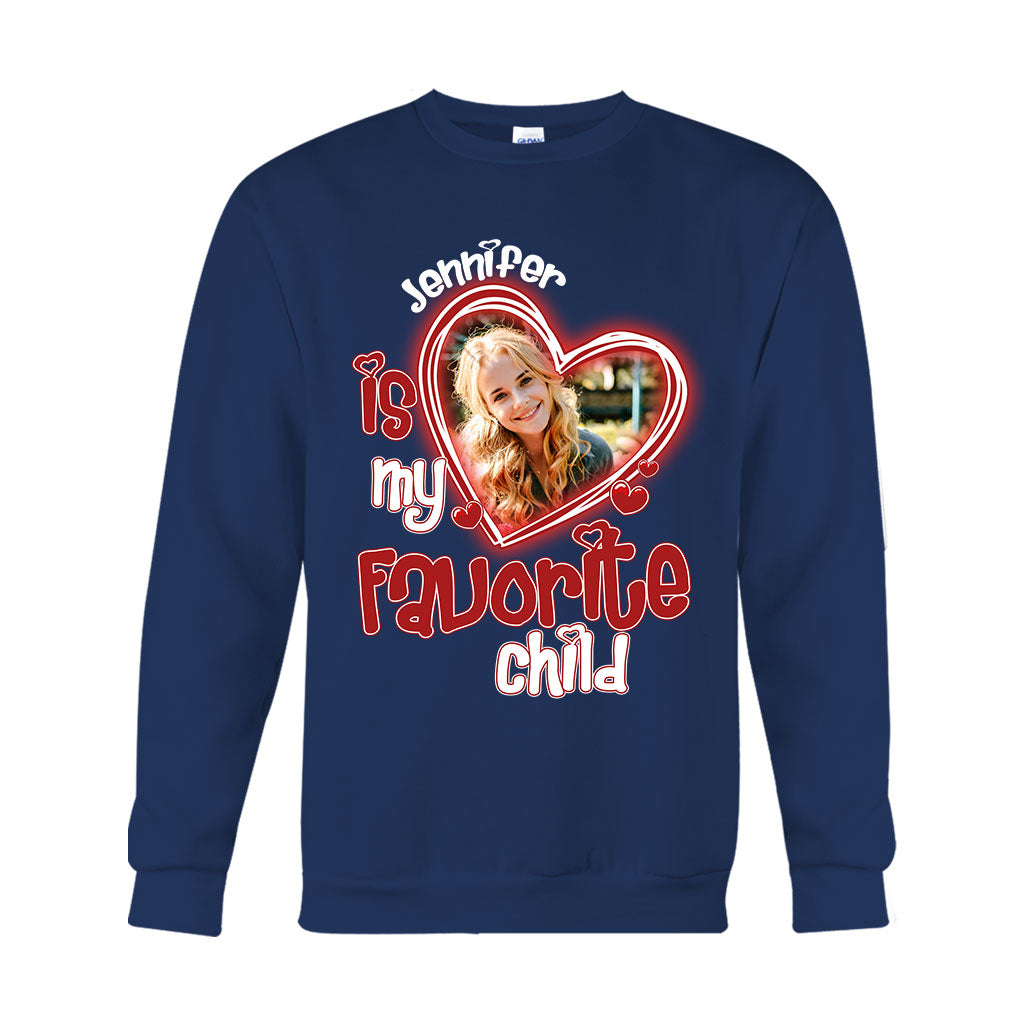 L'enfant préféré de maman - T-shirt et sweat à capuche personnalisés pour maman