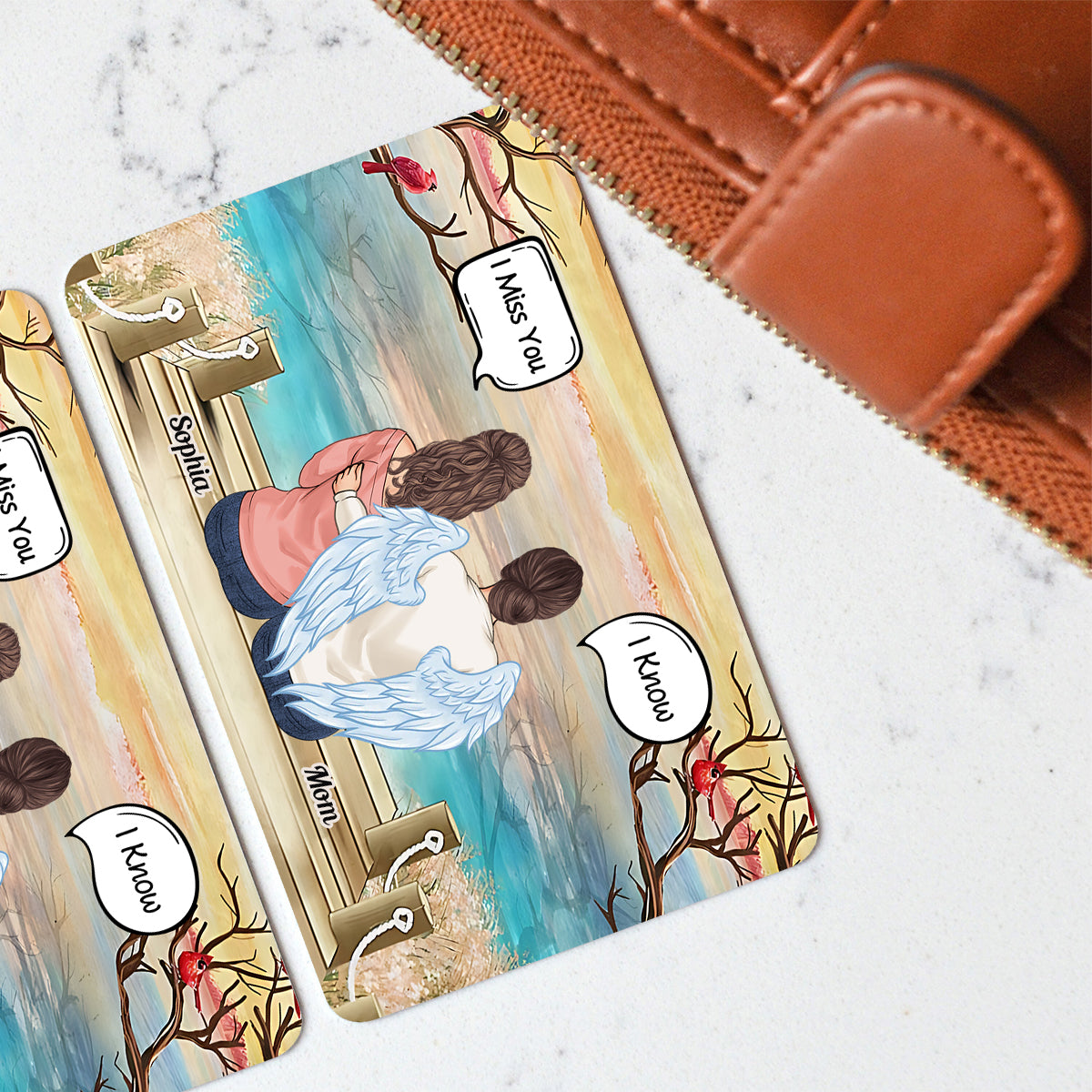 I Miss You I Know - Personalized Memorial Wallet Insert Card