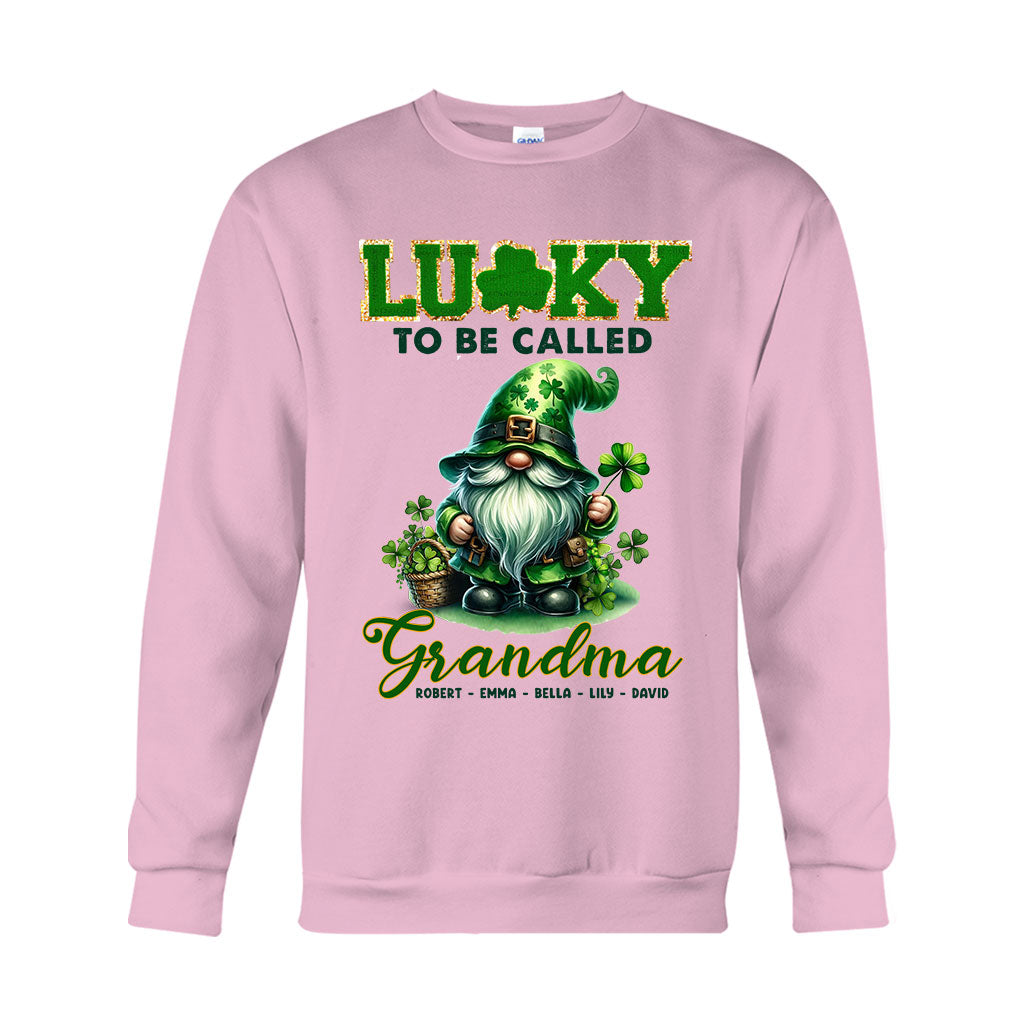 Lucky To Be Called Nana/ Mimi... - Personalized Grandma T-shirt And Hoodie