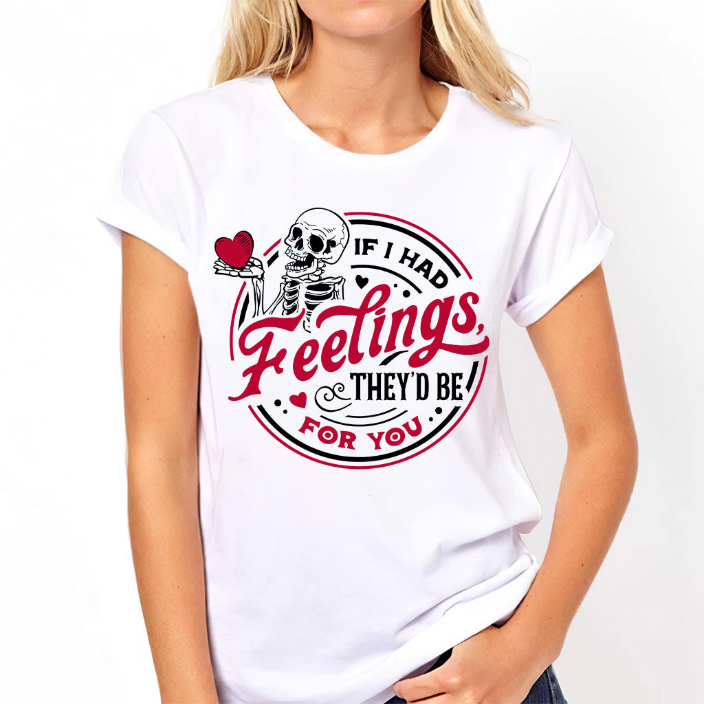Si j'avais des sentiments, ils seraient pour toi - T-shirt et sweat à capuche pour couple