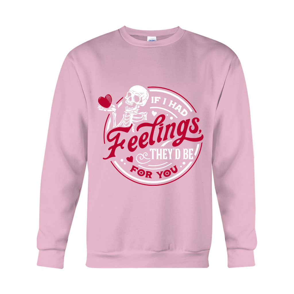 Si j'avais des sentiments, ils seraient pour toi - T-shirt et sweat à capuche pour couple