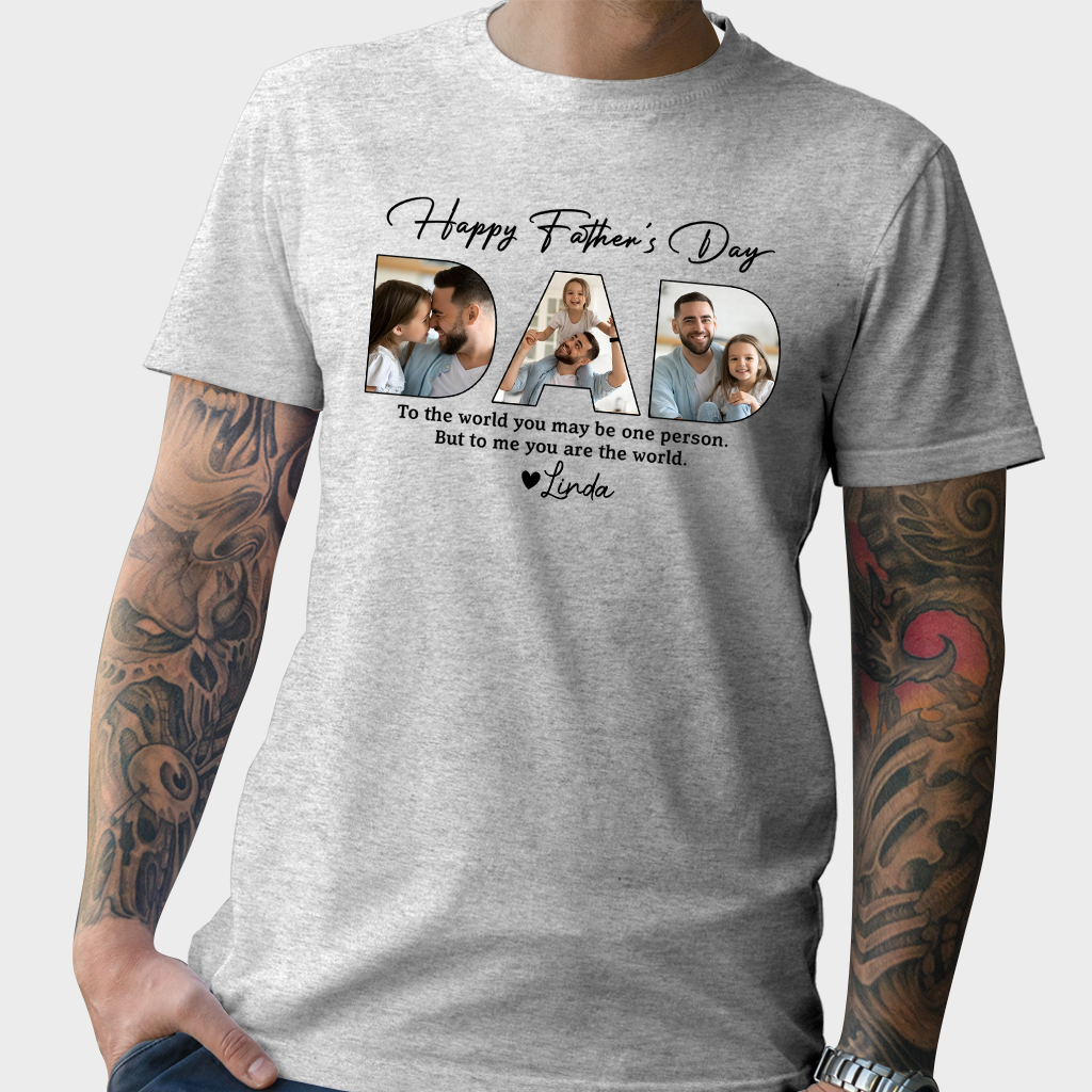Bonne fête des pères papa ! T-shirt et sweat à capuche personnalisés pour papa