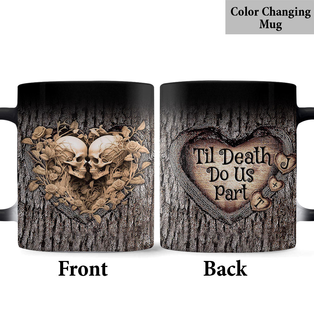 Jusqu'à ce que la mort nous sépare - Mug personnalisé pour couple