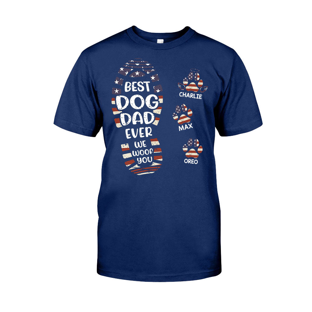 Bonne fête des pères au meilleur papa chien/chat ! T-shirt et sweat à capuche personnalisés pour papa.