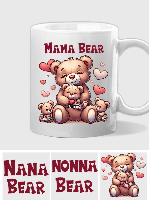 Mug personnalisé Maman Ours