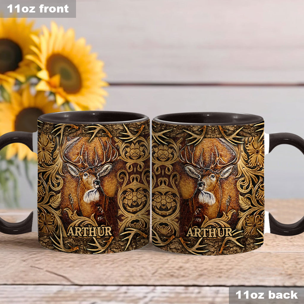 Saison de la chasse au cerf - Mug personnalisé sur le thème de la chasse
