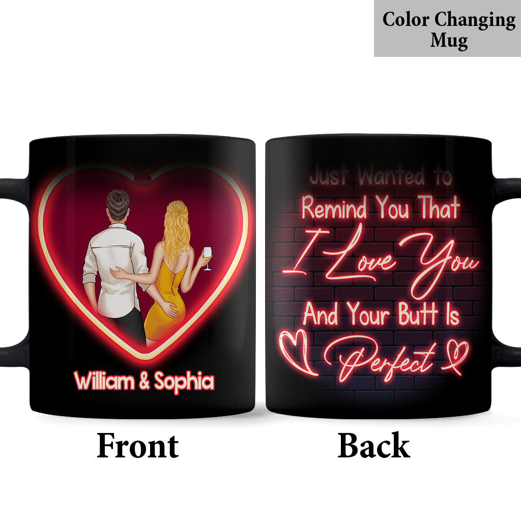 Je voulais juste te rappeler que je t'aime - Mug personnalisé pour couple