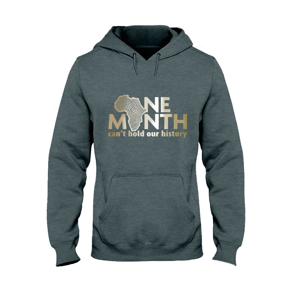 Un mois ne suffit pas à contenir notre histoire - T-shirt et sweat à capuche afro-américain