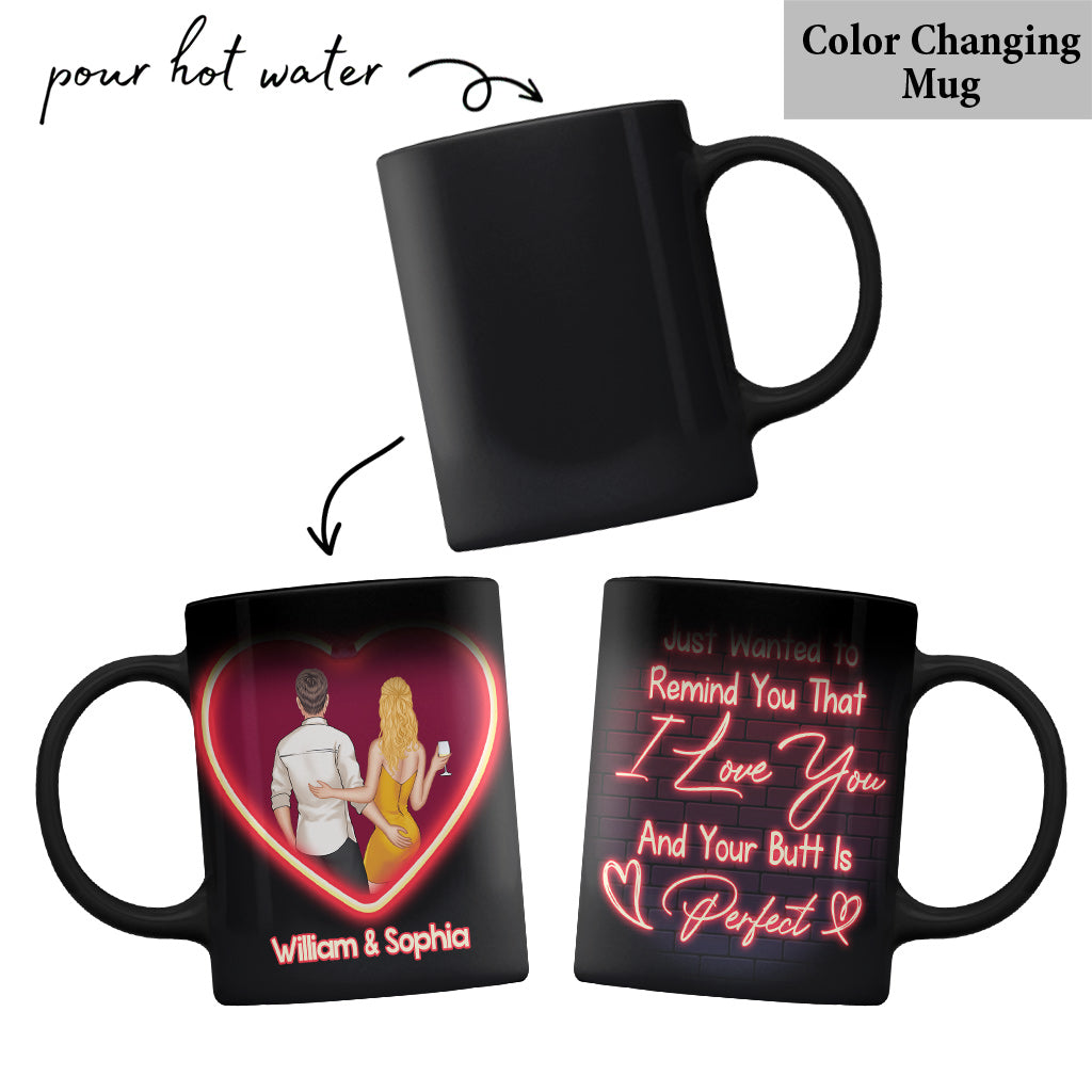 Je voulais juste te rappeler que je t'aime - Mug personnalisé pour couple