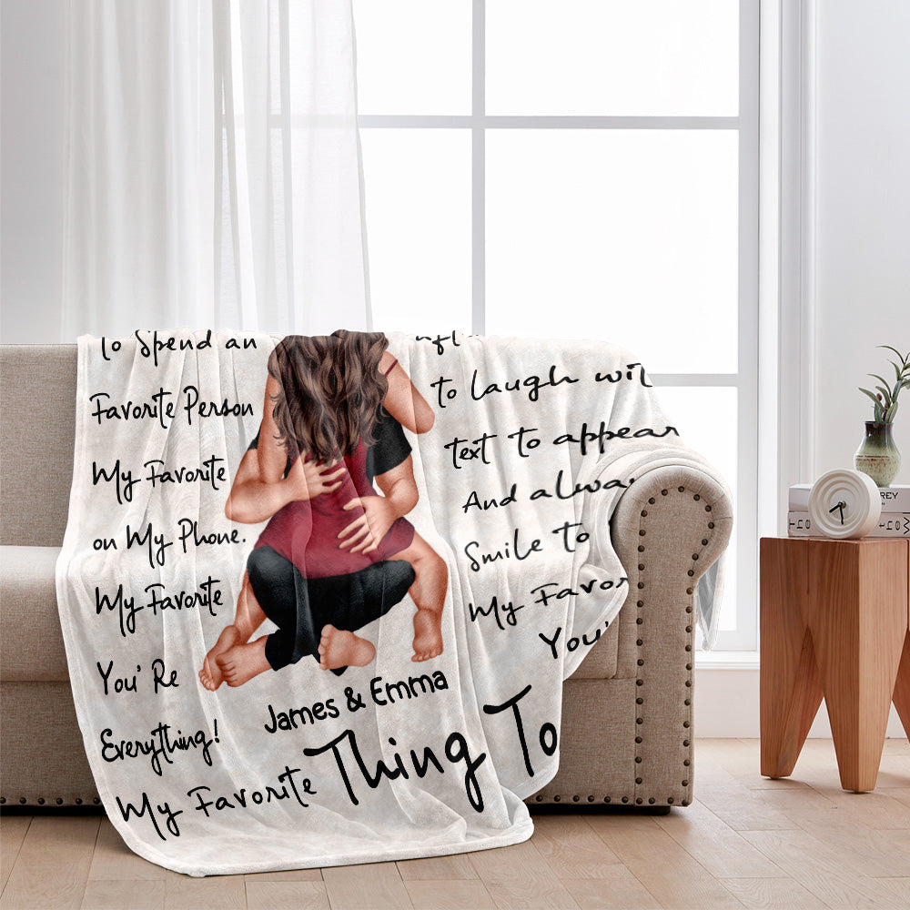 Tu es ce que je préfère faire - Couverture personnalisée pour couple