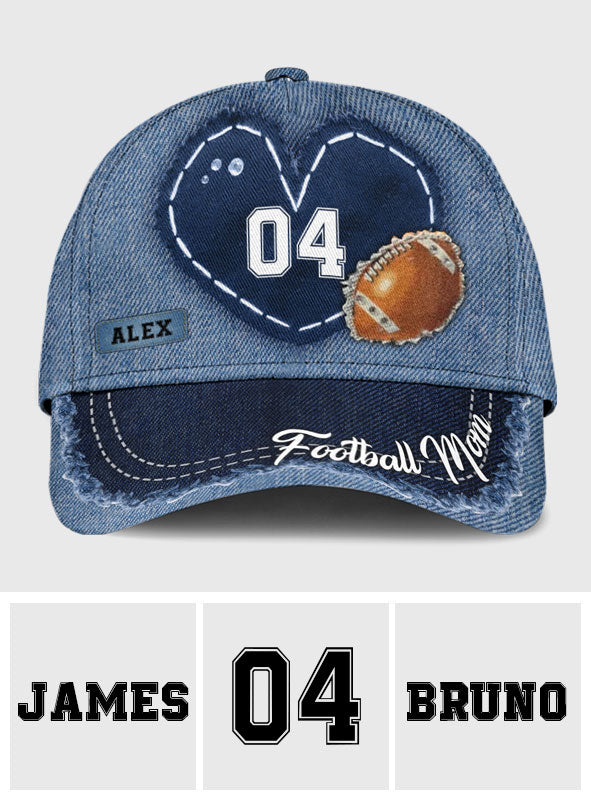 Maman de footballeur - Casquette de football classique personnalisée