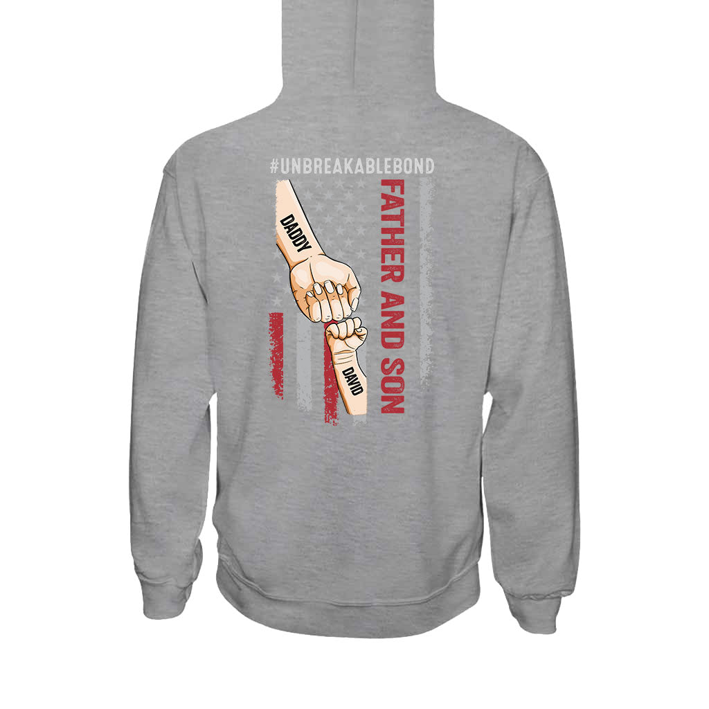 Père Fils Bon Incassable - T-shirt et sweat à capuche personnalisés pour papa