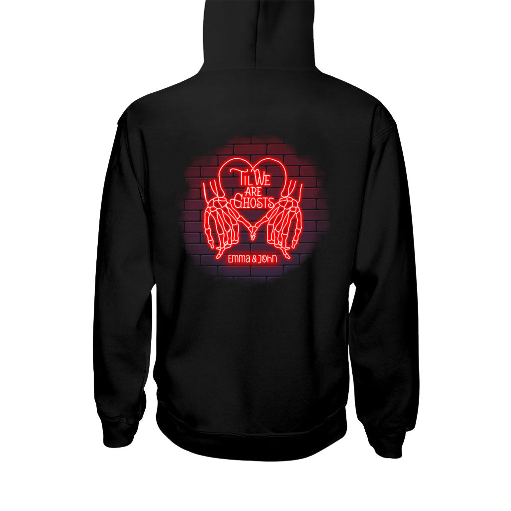 Jusqu'à ce que nous soyons des fantômes - T-shirt et sweat à capuche personnalisés pour couples