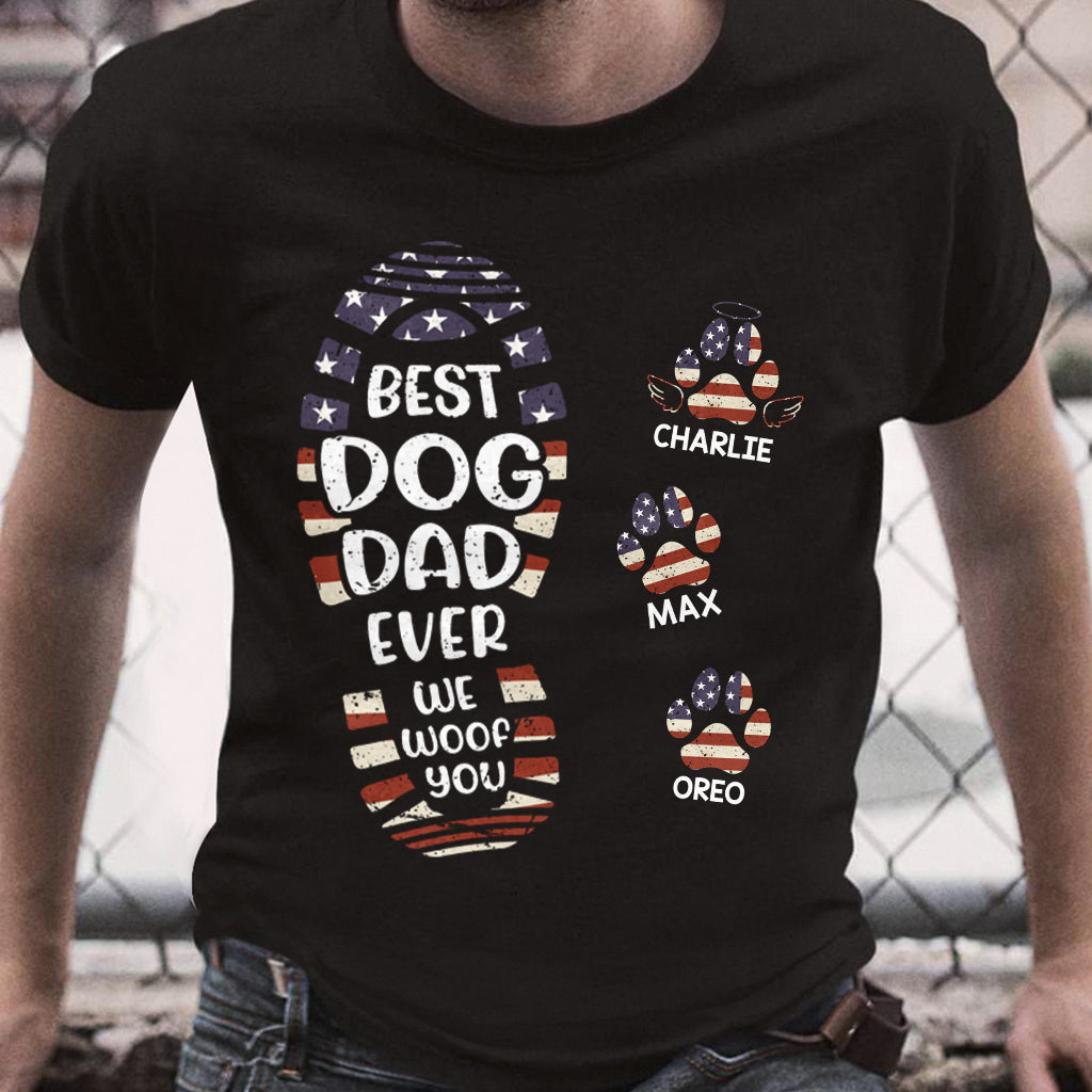 Bonne fête des pères au meilleur papa chien/chat ! T-shirt et sweat à capuche personnalisés pour papa.
