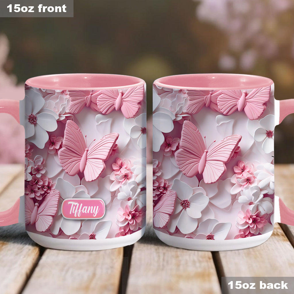 Magnifiques papillons - Mug personnalisé à motif papillon