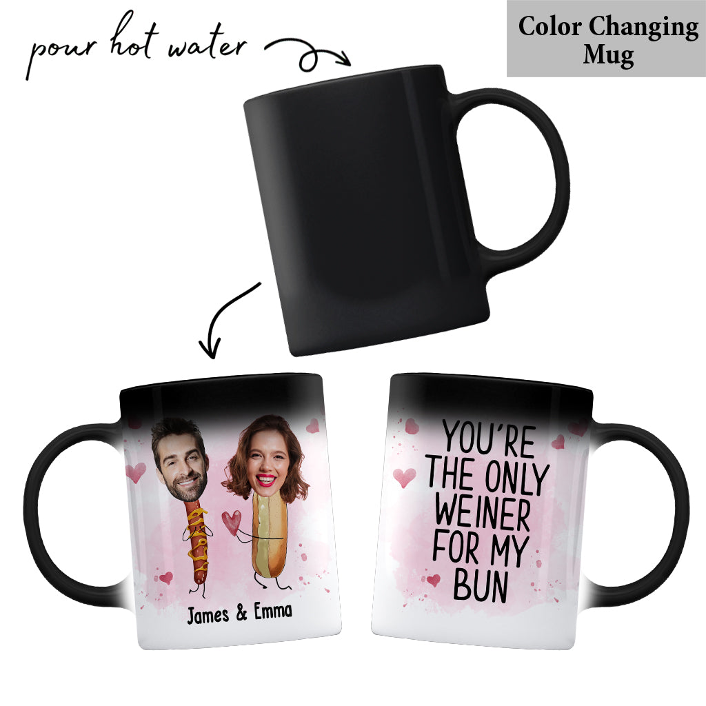 Tu es le seul pénis pour mon pain - Mug personnalisé pour couple