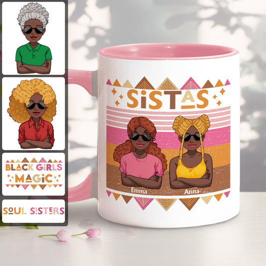 Black Girl Magic - Mug personnalisé à accent afro-américain