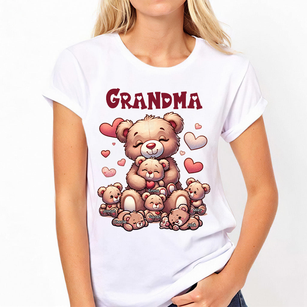 Grand-mère Ours - T-shirt et sweat à capuche personnalisés pour grand-mère