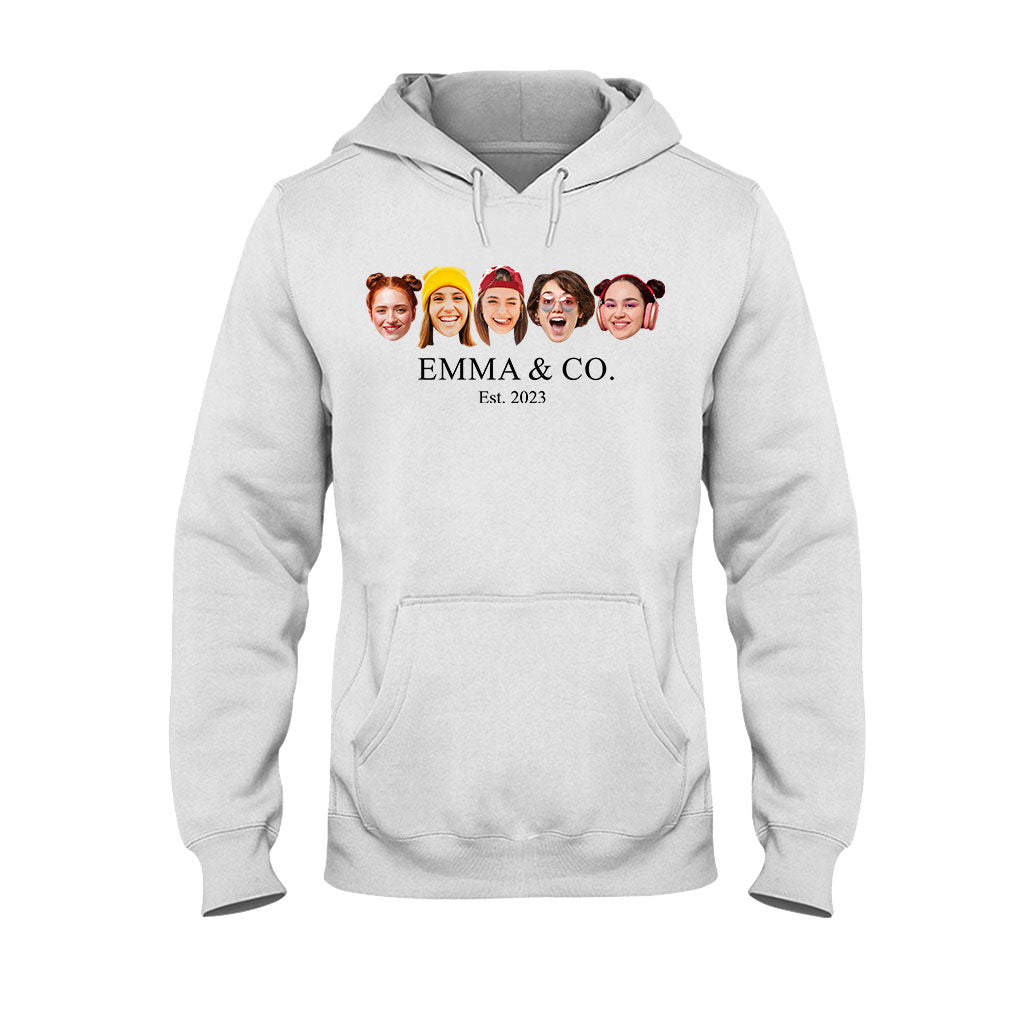 Besties & Co. Face Custom - T-shirt et sweat à capuche personnalisés pour meilleures amies