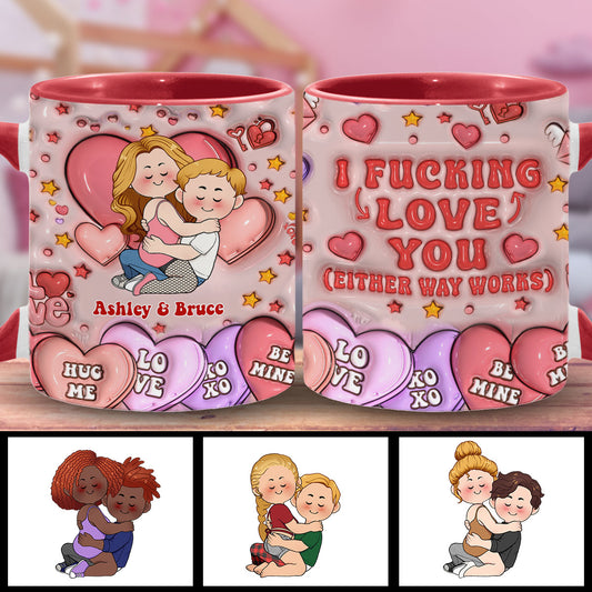 Je t'aime - Mug personnalisé pour couple