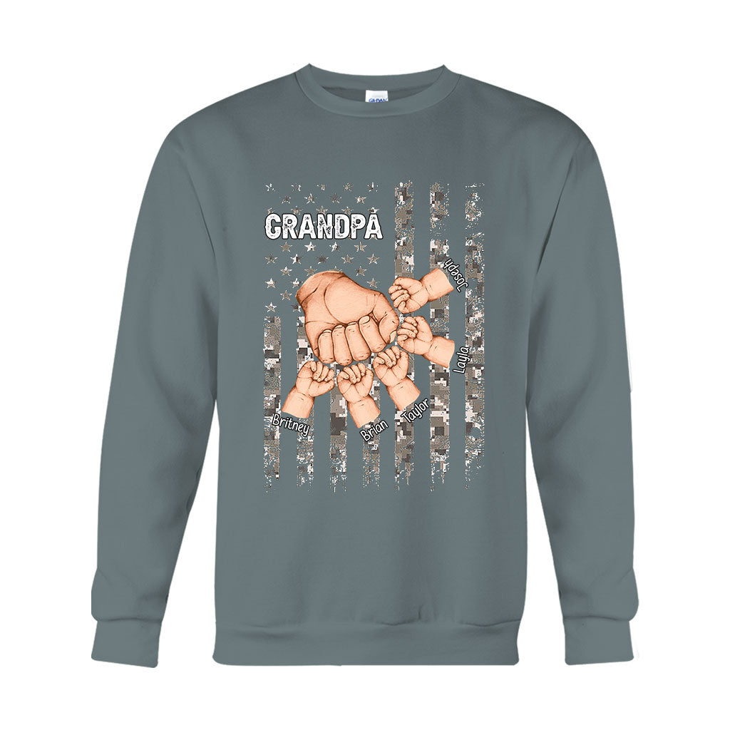 Meilleur grand-père/papa/père du monde - T-shirt et sweat à capuche personnalisés pour grand-père