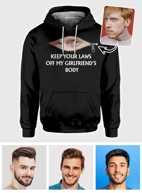 T-shirt personnalisé pour couples « Keep Your Laws Off »