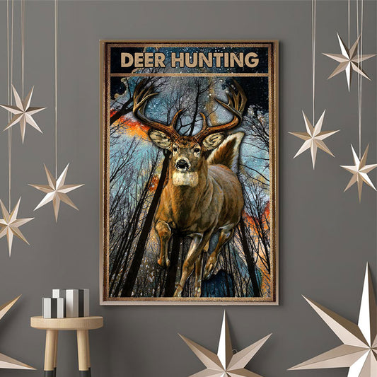 Affiche de chasse au cerf