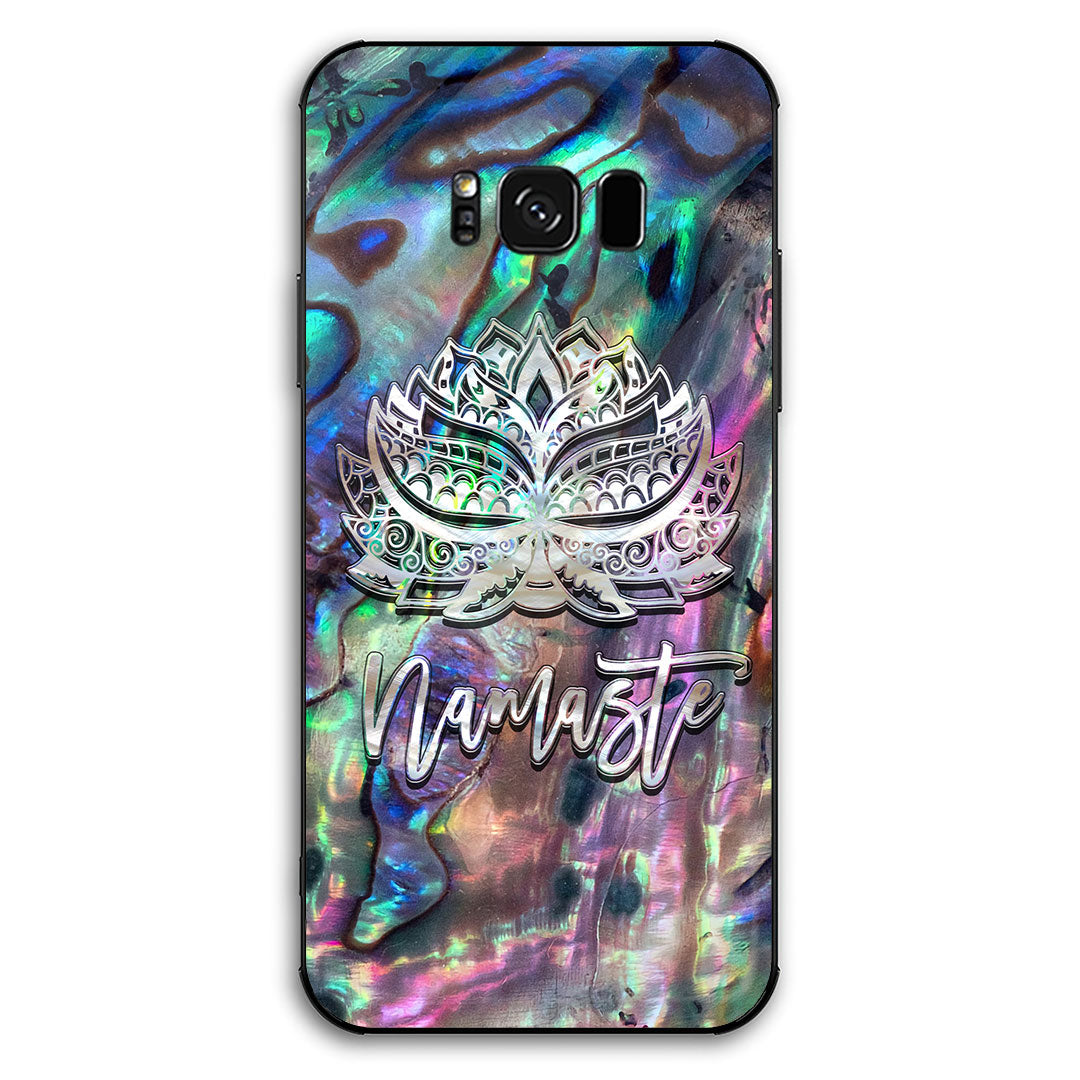 Coque de téléphone imprimée motif coquillage Namaste