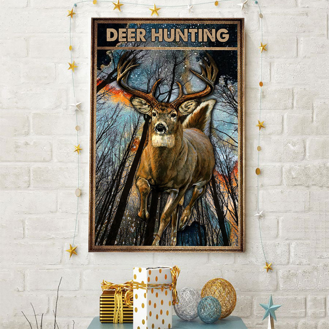 Affiche de chasse au cerf