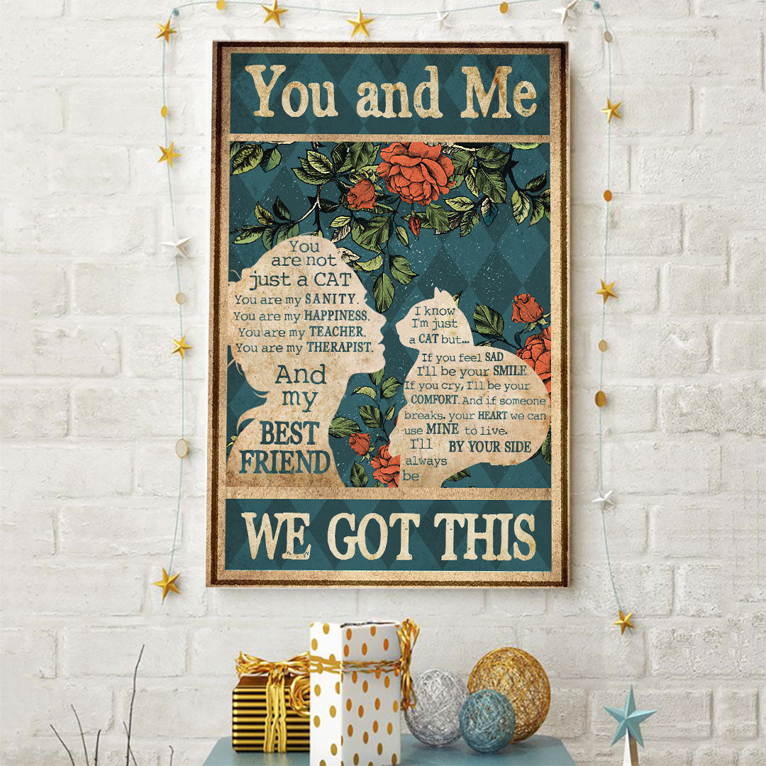 Toi et moi, on gère ! - Affiche Chat