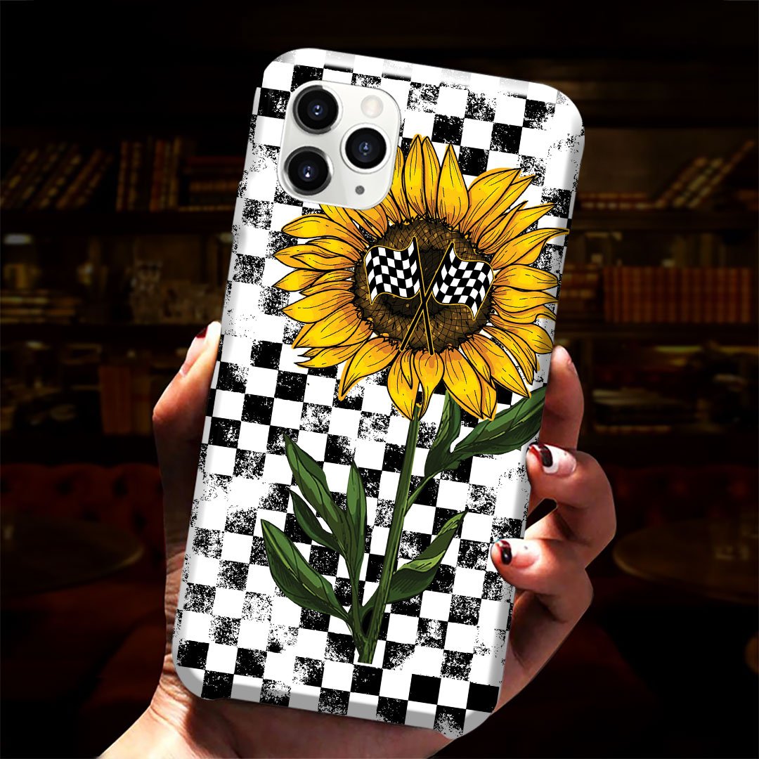 Coque de téléphone Racing Girls Love Sunflowers