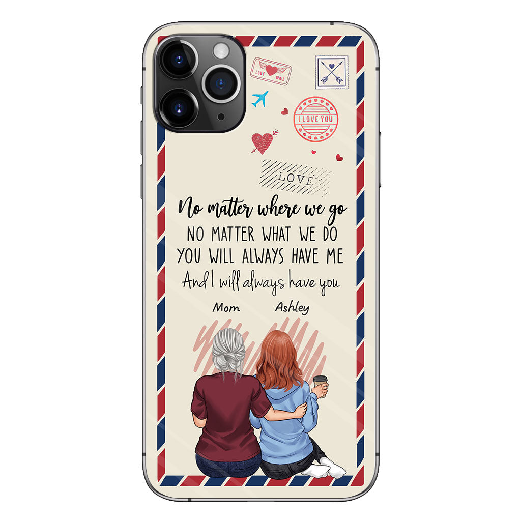 Coque de téléphone personnalisée mère et fille