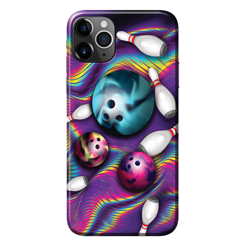 Coque de téléphone en forme de boule de bowling