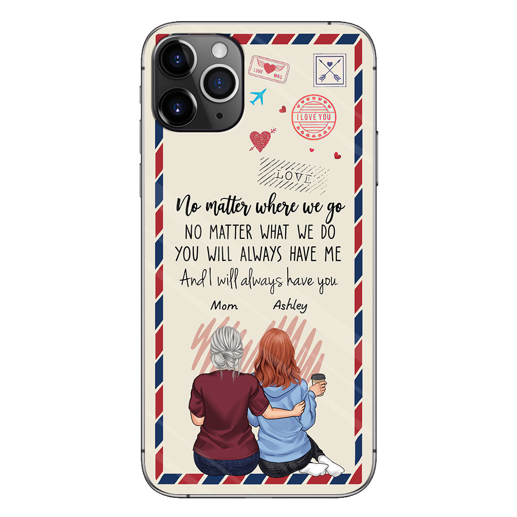 Coque de téléphone personnalisée mère et fille
