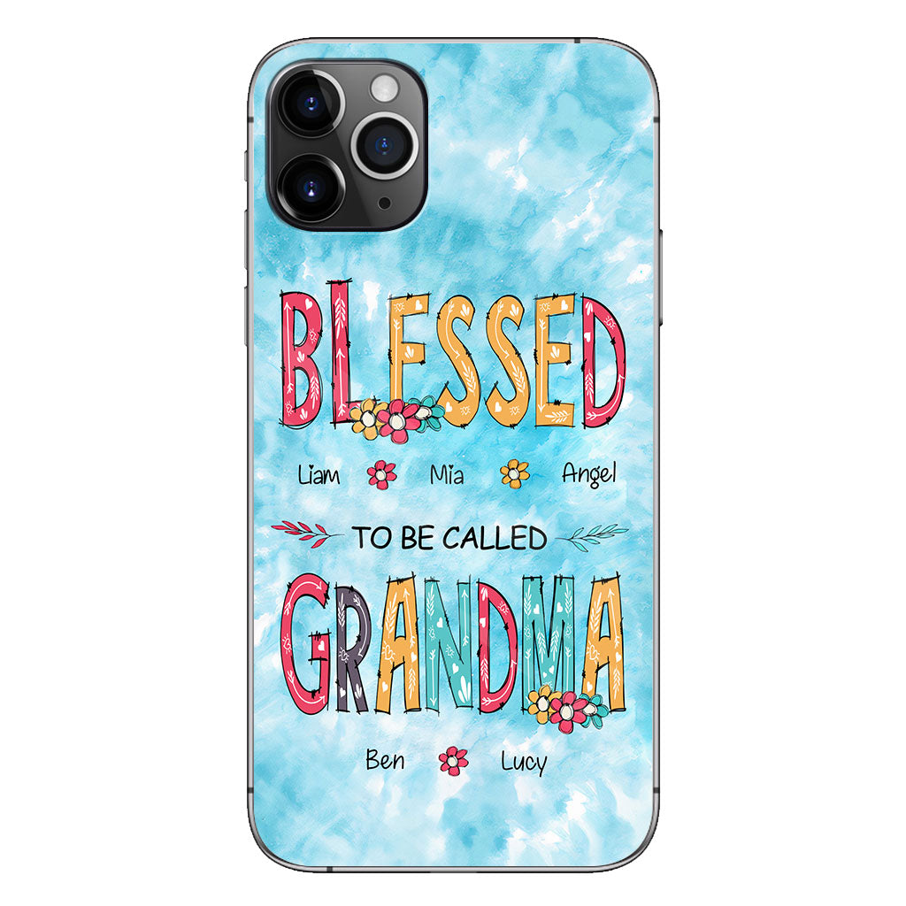 Heureuse d'être appelée grand-mère - Coque de téléphone personnalisée pour grand-mère