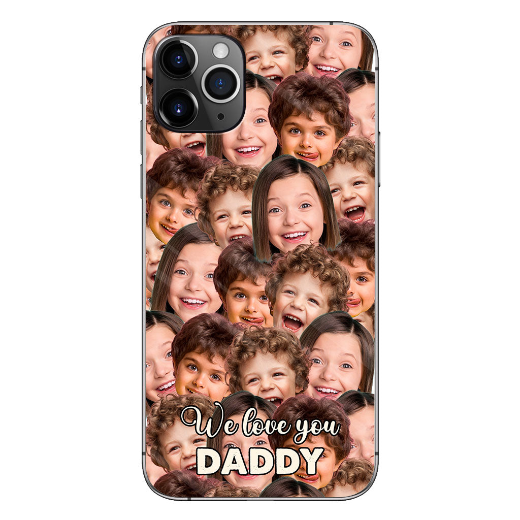Love You Dad - Gift for dad, grandma, grandpa, mom, uncle, aunt, brother, sister, son, daughter, granddaughter, grandson, husband, wife, boyfriend, girlfriend - Personalized Phone Case