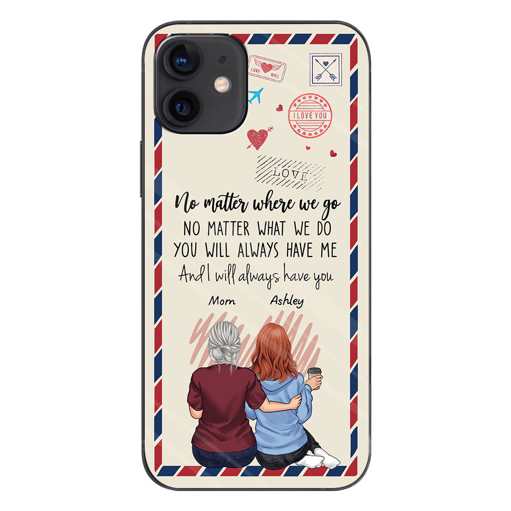 Coque de téléphone personnalisée mère et fille