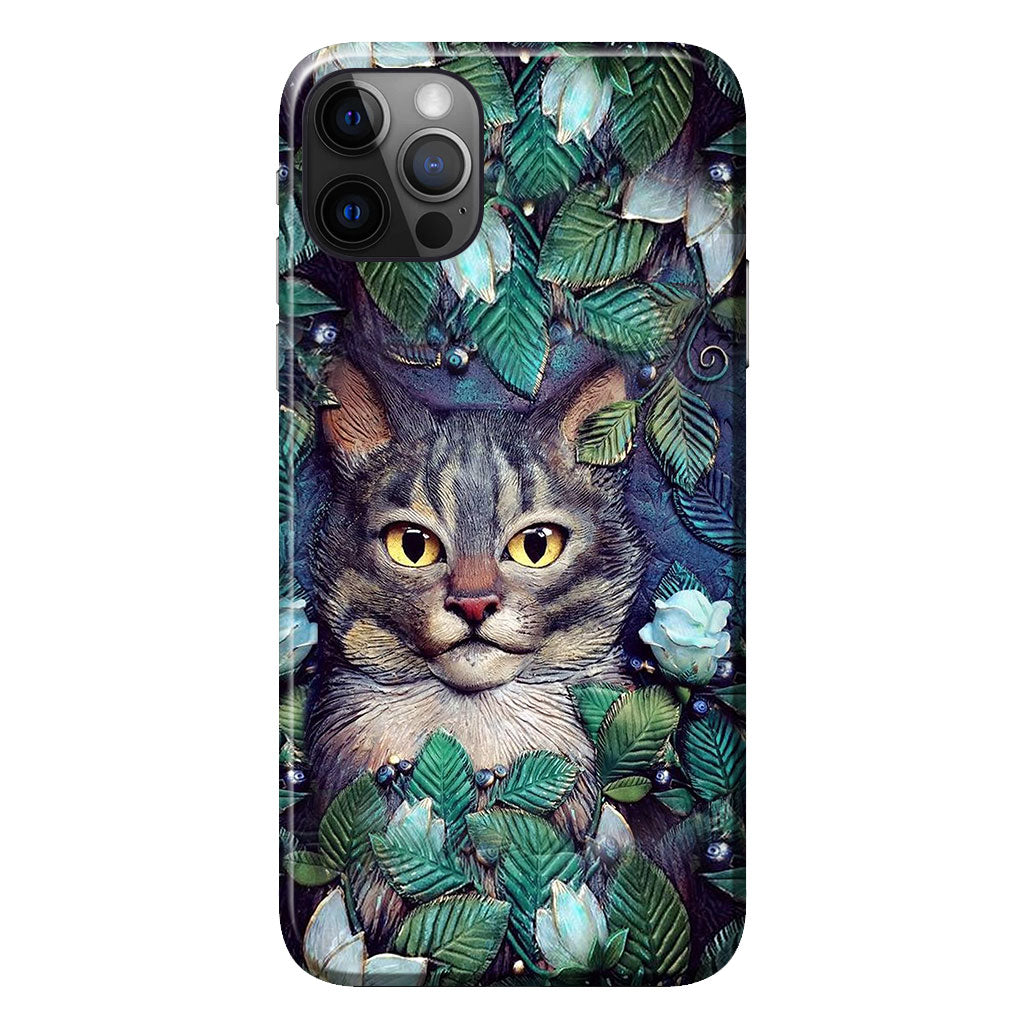 Coque de téléphone imprimée en 3D avec des chats amoureux