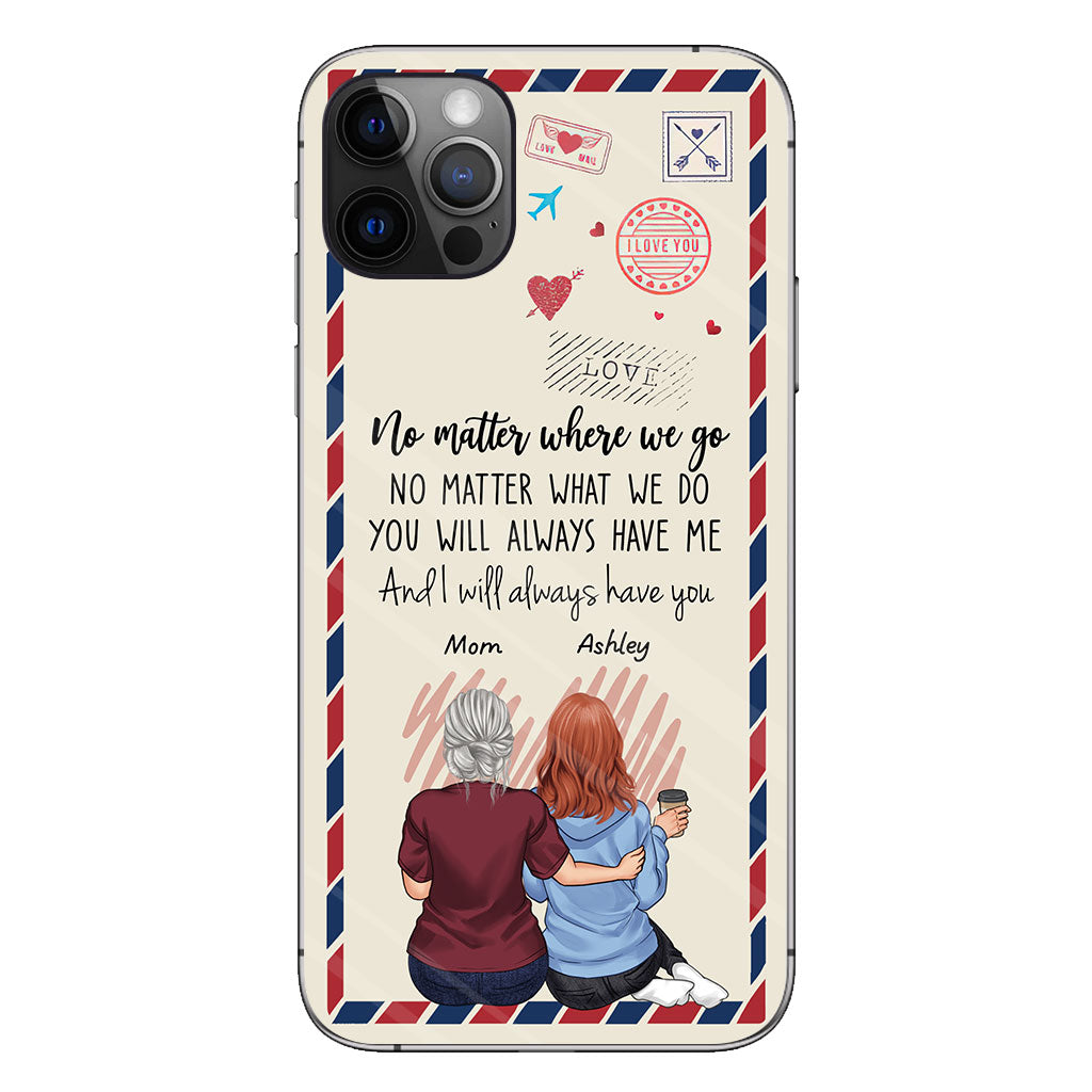 Coque de téléphone personnalisée mère et fille
