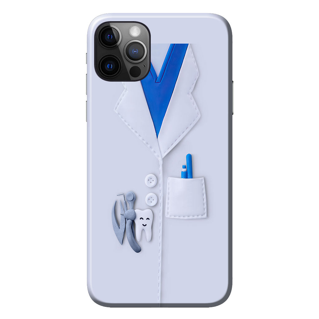 Coque de téléphone personnalisée avec motif dentiste en 3D