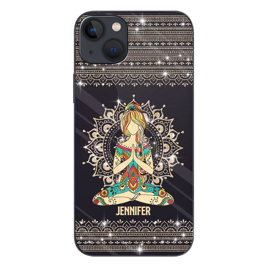 Let That S Go - Personalized Yoga Clear Phone Case