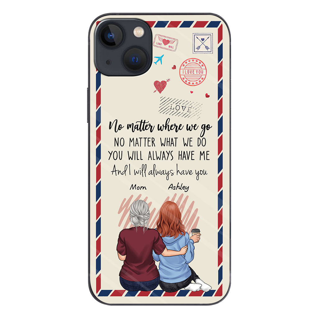Coque de téléphone personnalisée mère et fille