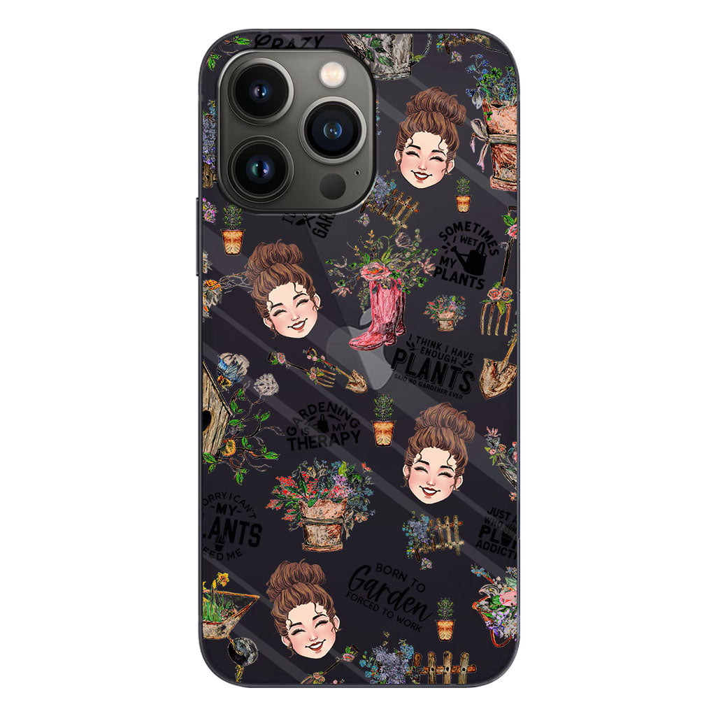 I Did Gardening Since Birth - Personalized Gardening Clear Phone Case