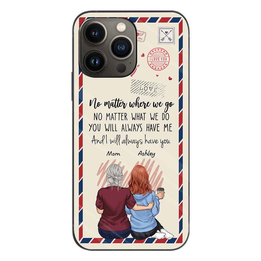 Coque de téléphone personnalisée mère et fille