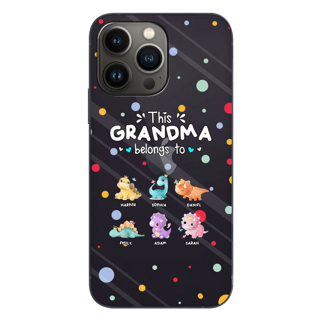 Cette coque de téléphone transparente personnalisée est à la disposition de mamie, tante, oncle, papi, maman, papa. Cadeau idéal pour grand-mère, tante, oncle, maman, papa.