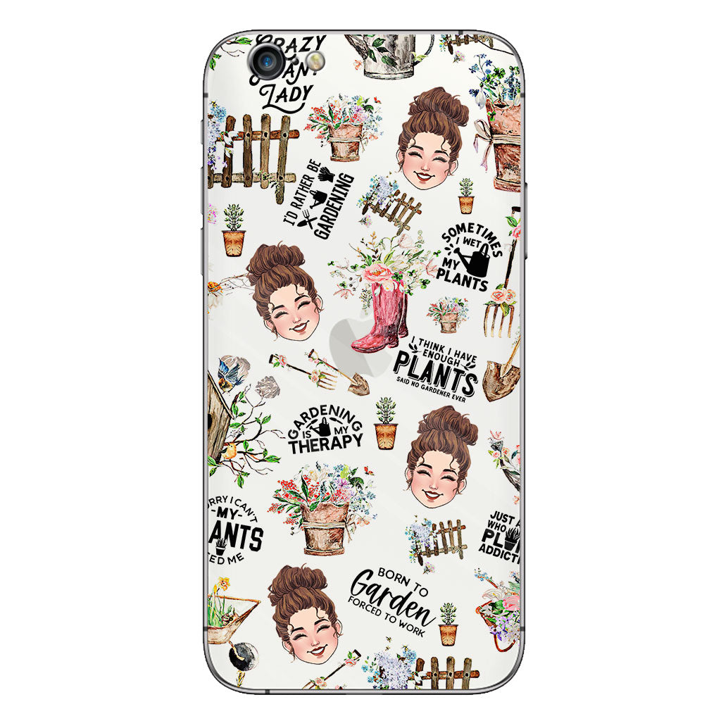 I Did Gardening Since Birth - Personalized Gardening Clear Phone Case