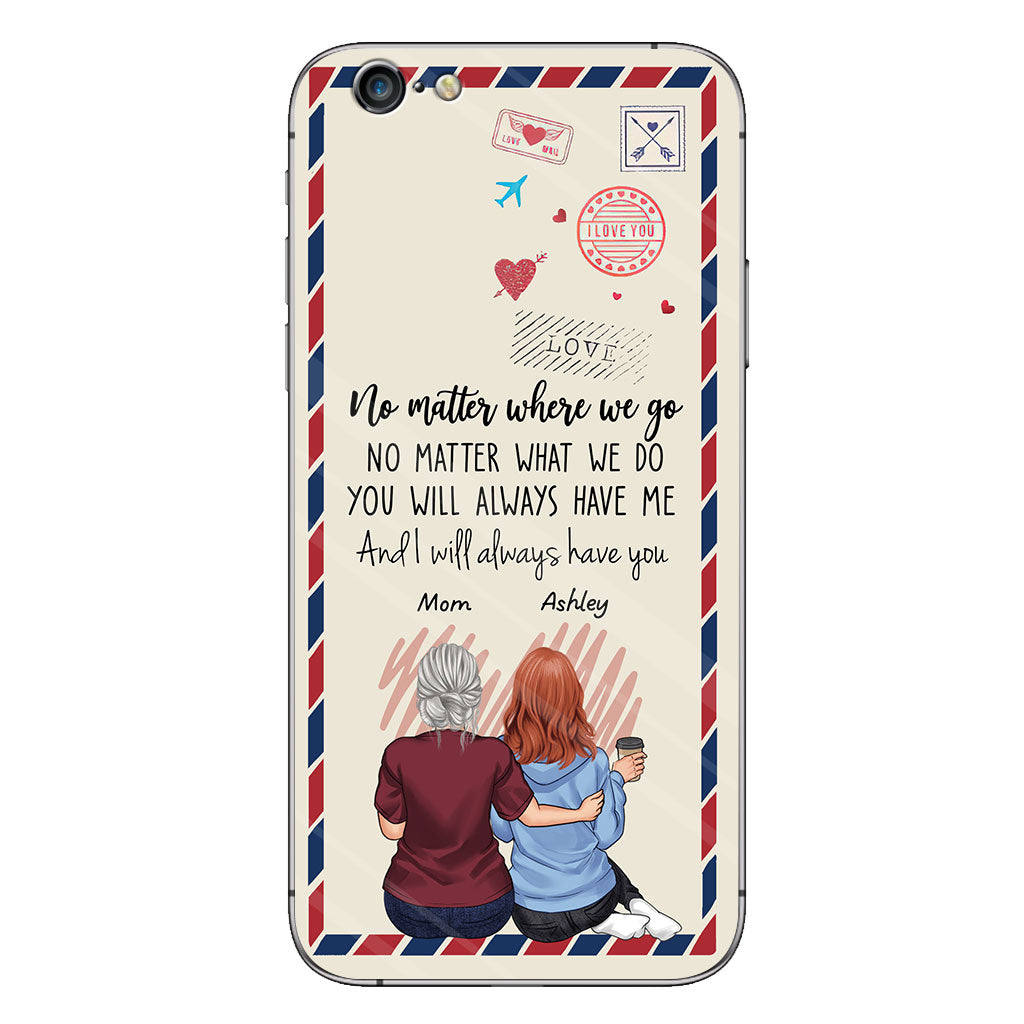 Coque de téléphone personnalisée mère et fille