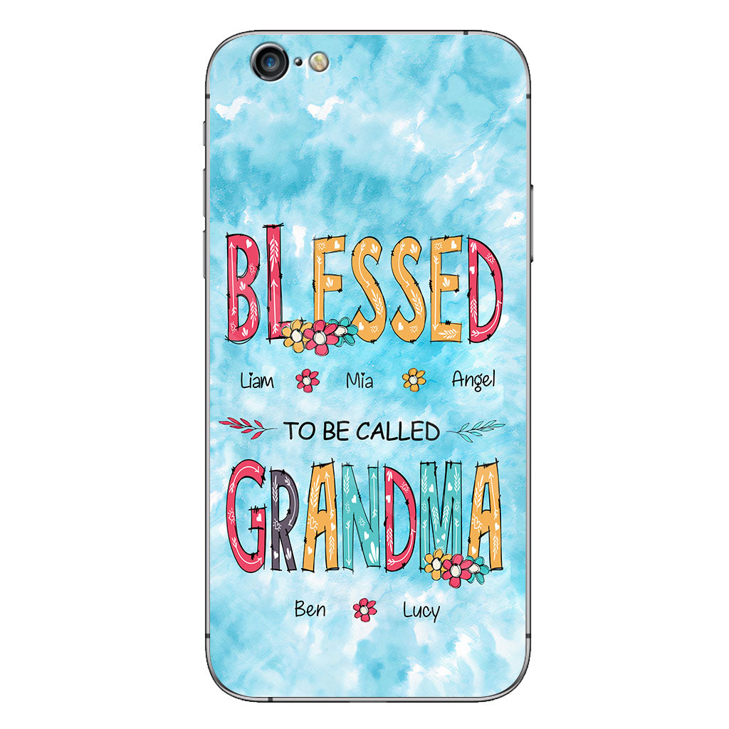 Heureuse d'être appelée grand-mère - Coque de téléphone personnalisée pour grand-mère